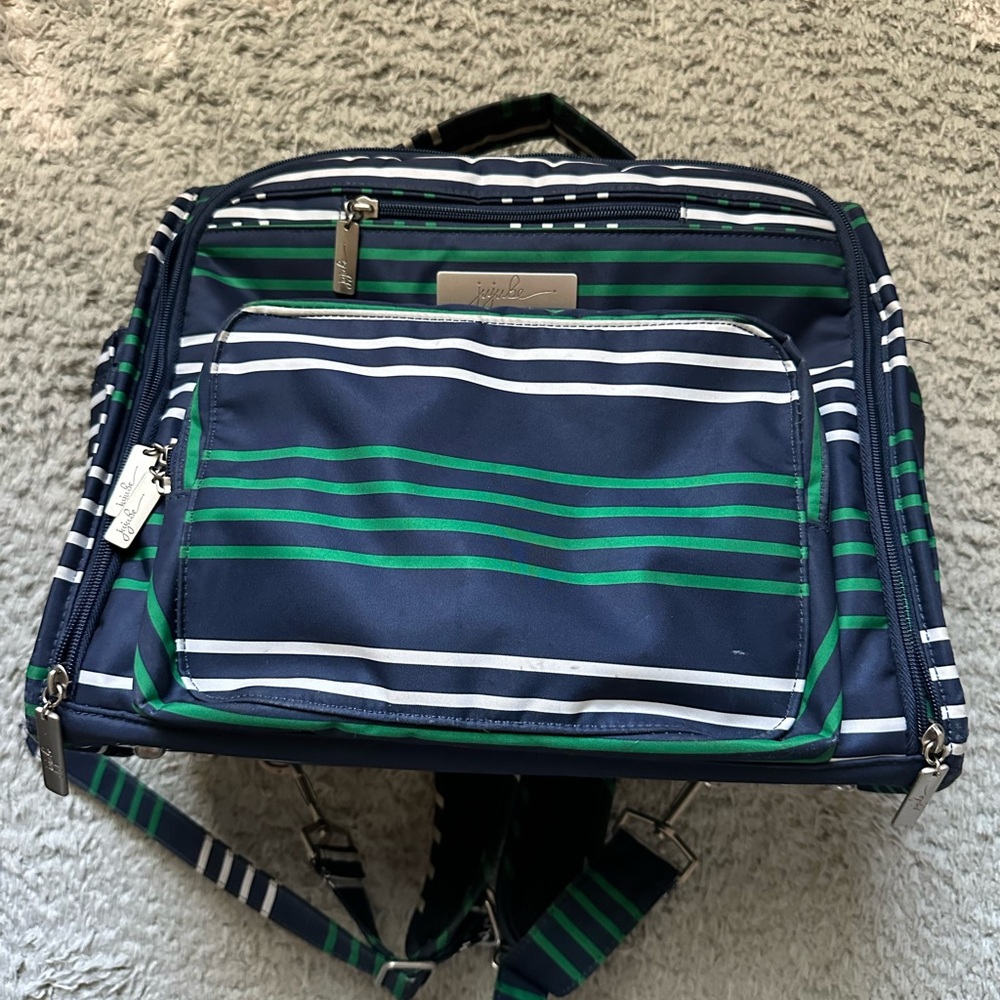 Jujube diaper bag, backpack /satchel convertible style.